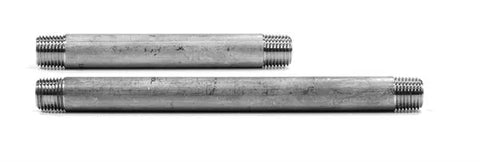Stainless Steel Extended Barrel Nipple, BSPT