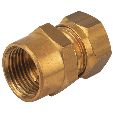 Female Compression Stud, BSPP, Brass, Imperial