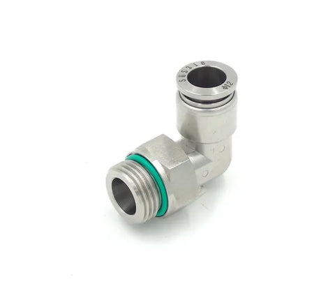 Stainless Steel Male Push Fit Elbow, BSPP