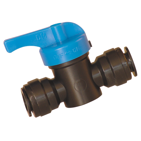 Food Grade Push In Manual Shut-off Valve (Non-Venting)