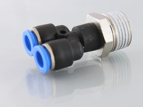 Male Stud Swivel Y - Push in Fitting