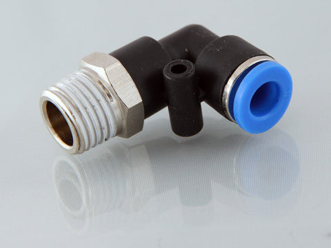 NPT Male Imperial Push Fit Swivel Elbow