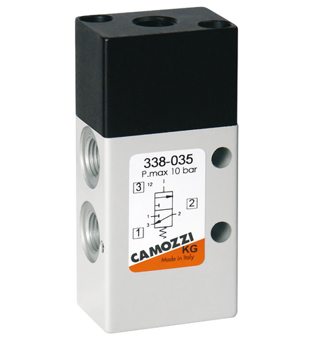 Camozzi 338-035 Pilot/Spring Valve 3/2 1/8" BSP