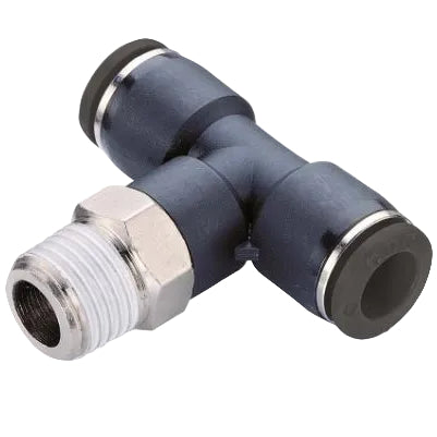 Imperial Swivel Push-In x BSPT Male Tee