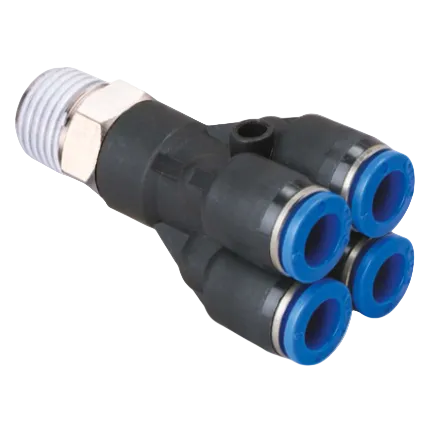 Male Push-In Double 'Y', BSPT