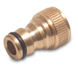 BSP Female Brass Click Adaptor - Fits Hozelock