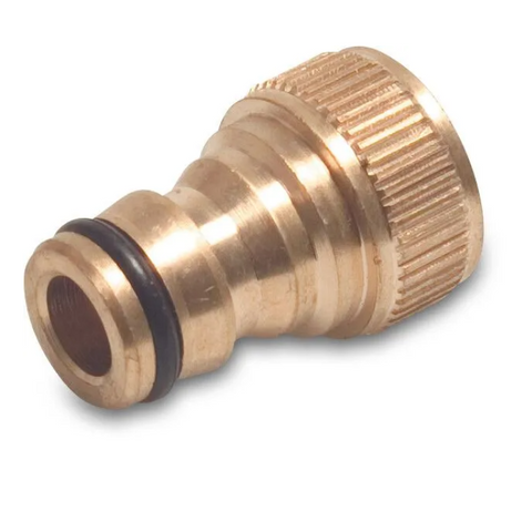 BSP Female Brass Click Adaptor - Fits Hozelock