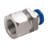 Female Bulkhead Connector, Push In