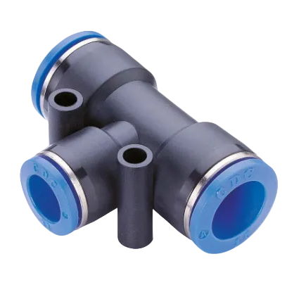 Metric Push-In Reducing Tee
