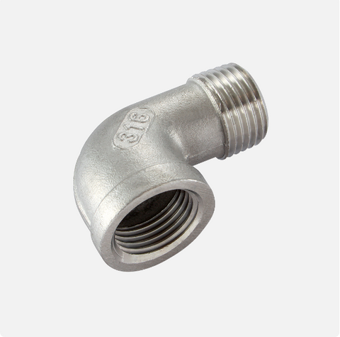 Stainless Steel Equal Male x Female Elbow, BSPP