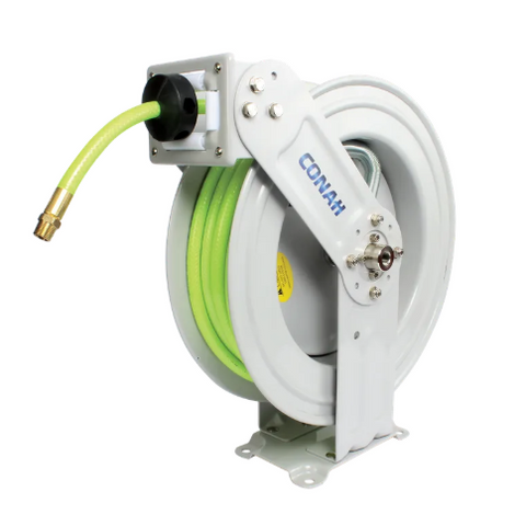 Hi-Vis Metal Case Hose Reel, 20 Metre Length