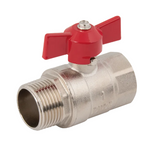 T Handle Ball Valve, Male x Female
