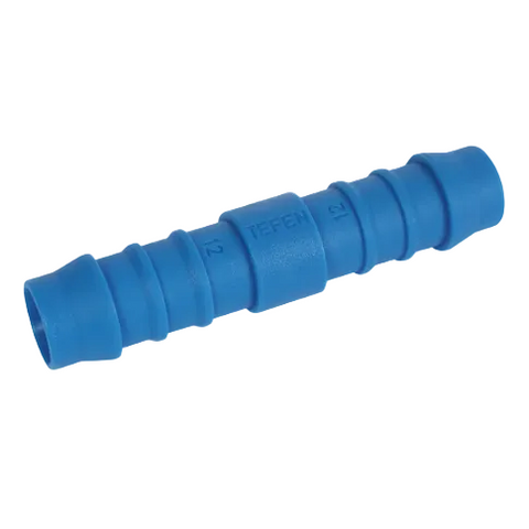 Tefen Blue Nylon Equal Hosetail Connector
