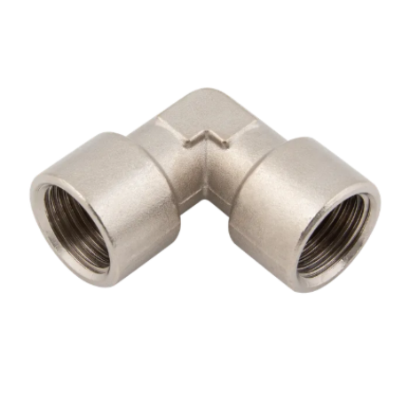 Equal Female Elbow - Nickel Plated Brass, BSPT