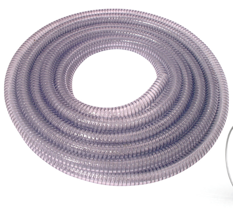 Wire Reinforced PVC Suction/Delivery Hose 10m