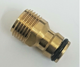 BSP Male Brass Click Adaptor - Fits Hozelock