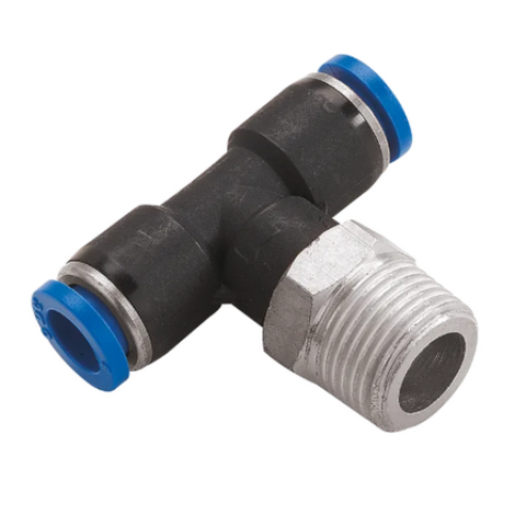 NPT Male Centre Swivel Tee - Push In