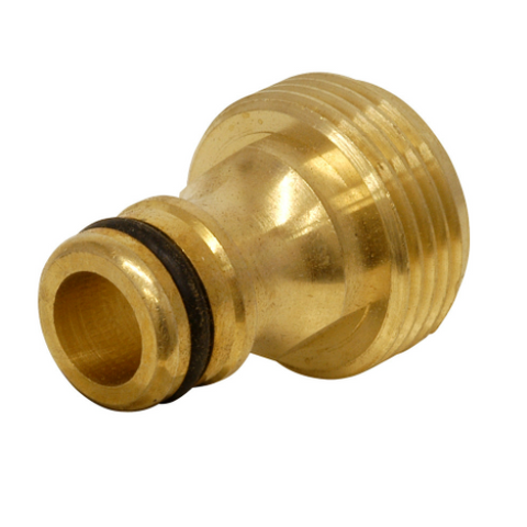 BSP Male Brass Click Adaptor - Fits Hozelock