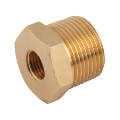 Male BSPT x Female BSPP, Brass Reducing Bush