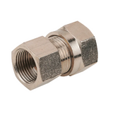 Female Compression Studs, BSPP, Nickel Plated Brass, Metric