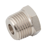 Male-Female Reducing Bush - Nickel Plated Brass, BSPT