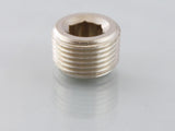 Male Plug - Nickel Plated Brass, BSPT
