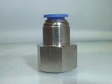 NPT Female Metric Push Fit Stud