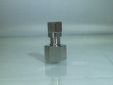 Female Compression Studs, BSPP, Nickel Plated Brass, Metric