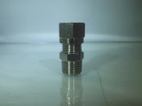 Male Compression Stud, BSPT, Nickel Plated Brass, Metric