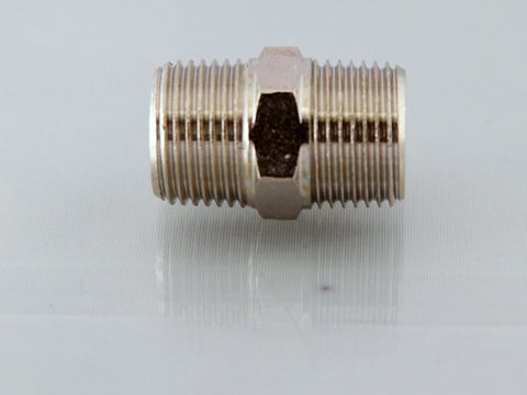 Equal Male Adaptor - Nickel Plated Brass