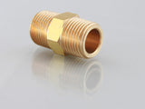 Male NPT Equal Nipple, Brass