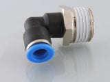 Male BSPT Metric Swivel Elbow